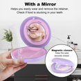 thumbnail image 4 of Retainer Case, Slim Aligner Case with Adjustable Vent Holes and Mirror, Compatible with Invisalign, Night Guard and Mouth Guard, Premium Retainer Case, With Aligner Remover Tool, Chew & Brush, 4 of 5