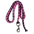 thumbnail image 4 of jinwen Horse Lead Rope Horse Leash Rope Horse Leading Rope Rein for Dog, Sheep, Pet 2.5m Pink and Black, 4 of 9