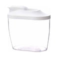 thumbnail image 1 of Wuztai Cereal Dispenser Storage Box, 1000ml/1500ml Large Capacity Kitchen Food Container, Transparent Plastic Grain Rice Container for Pantry Refrigerator Organization, 1 of 2