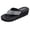 Black, variant on Women's Rhinestone Wedge Sandals Lightweight Slip On Platform Flip Flops Casual Summer Beach Thong Sandals Black Size 7.5