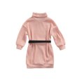 thumbnail image 3 of Kmbangi Robe Tricotée pour Enfants, Jupe à Col Montant avec Ceinture, 3 of 6