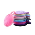 thumbnail image 2 of Namzi Tampons Démaquillants Réutilisables - 10 Pcs Linges Démaquillants Réutilisables - Tampons pour le Visage Réutilisables, Gomme pour Tous les Types de Peau - Linges Démaquillants en Microfibre Lavables, Bleu, A10, 2 of 3