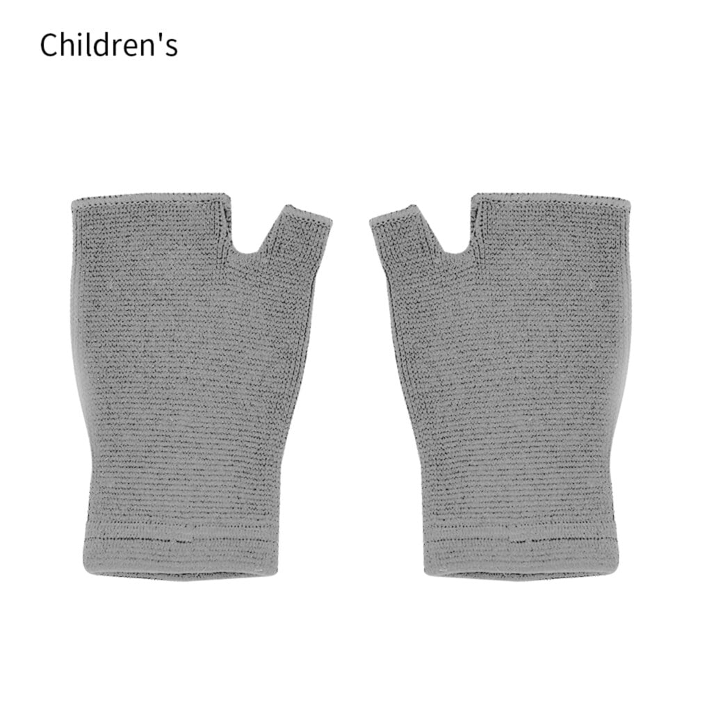Coussinets de Paume Sport Entraînement Physique Coton Protecteur de Protection Attelle d'Exercice Soutien Bande Anti-Transpiration, Coussin de Paume, Style Enfant, Gris