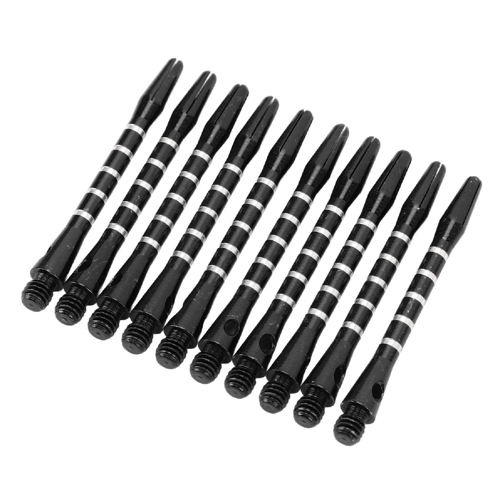 10 Pcs Arbres de Fléchettes, Trou de Verrouillage en Alliage d'Aluminium Remplacement pour Activité Intérieure