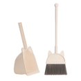 thumbnail image 2 of Mini Broom with Dustpan, Children Sweeping House Cleaning Toy Set, Little Housekeeping Helper Set for Girls Age 3-6 Light Yellow, 2 of 8