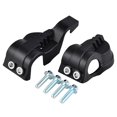 thumbnail image 1 of Youkk 2 Pcs Protection de Fourche en Plastique pour Moto avec Vis Incluses Mode Noir 1Set, 1 of 6
