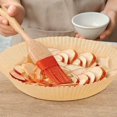 thumbnail image 5 of Jinsinto Doublure en Papier Jetable pour Friteuse à Air Chaud, Doublure Antiadhésive pour Friteuse à Air Résistante à l'Huile, Imperméable, Papier de Cuisson de Qualité Alimentaire Papier de Cuisson pour Micro-Ondes 6,3 Pouces (50 Pcs Couleur Naturelle), 5 of 5