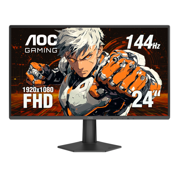 AOC 24G50F 24" 1920 x 1080 IPS 144Hz 0.5 ms Adaptive-Sync 1X DisplayPort 1.4, 1X HDMI 1.4 Gaming Monitor