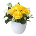 thumbnail image 1 of Trayknick Fake Flower Plant Simulated Dinning Table Decor Plastic Bedroom Imitation Potted Flower for Home, 1 of 13