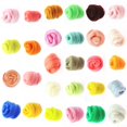 thumbnail image 4 of Needle Felting Wool Carded Wool Colour Pack 20G Brown Grey Red Pink Blue Neutral, 4 of 5