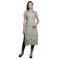 thumbnail image 1 of Bimba Kurti Droite Imprimée pour Femmes Sans Manches Tenue d'Été Kurta Tunique Petit, 1 of 5