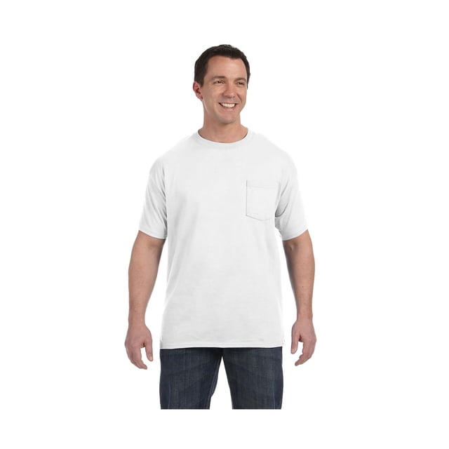Hanes - T-Shirt à Poche Authentique