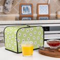 thumbnail image 5 of Toaster Cover 4 Slice Vintage Groovy Flowers Dustproof Bread Maker Cover Fingerprint Bakeware Protection Wide Slot Toaster Bag Reusable Kitchen Small Appliance Cover TC278, 5 of 5