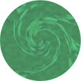 thumbnail image 1 of Ahgly Tapis Rond Lavable en Machine Intérieur Transitionnel Vert Néon, 6 Pieds Rond, 1 of 7