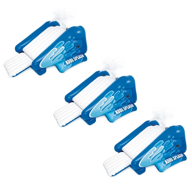 Intex Kool Splash Centre de Jeu Gonflable pour Piscine Glissoire d'Eau (Lot de 3)