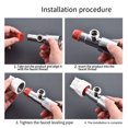 thumbnail image 3 of Becaristey 10pcs/set Triangle Valve Washer Silicone Belt For Durable And Leak-Proof Sealing Easy To Install white 1Set, 3 of 6