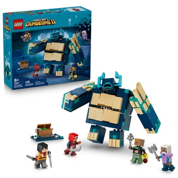 LEGO Minecraft The Twisted Warden Battle - Building Toy for Boys & Girls, Ages 8+ - Minecraft Toy for Gamers with 4 Minifigures - Gift for Birthdays - 21591