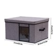 thumbnail image 3 of Yhmxh Washable Perspective Window Fabric Art Treasure Chest For Household Clothes Storage And Miscellaneous Textile Sorting Box Shoe Storage Storage Bins Storage Containers, 3 of 6