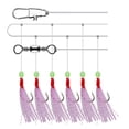 thumbnail image 4 of 6 Pcs Sea/Freshwater Fishing Sabiki Rigs String Hook Flash Luminous String Hook, 4 of 5