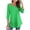 Army Green, variant on Loose Tunic Shirts Women's 3/4 Sleeve Tunic Tops Crewneck Button Sweatshirts Pullover Tunic Shirts Loose Fitting Blouses Woman Shirts S-42 Blue S