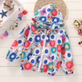 thumbnail image 1 of LOVZFMLL Vestes pour Filles Mode Manteau Décontracté pour Enfants Imperméable Imprimé à Capuche Veste Rigide 4-5 Ans, 1 of 3