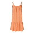 thumbnail image 5 of Kcodviy Robe pour Femmes Florale Longue Mignonne Robes pour Femmes Col Rond Ourlet à Volants Robe Ligne A Été Femmes Bretelles Spaghetti Sans Manches Courte Grande Taille Robes d'Été pour Femmes Robe Robe de Plage, 5 of 5