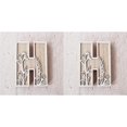 thumbnail image 1 of 5 Inch Wooden Letters for Wall Decoration – for 's Room Craft Projects Name Signs Weddings and Home ,2 Pack, 1 of 6