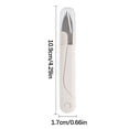 thumbnail image 3 of SSZMDLB 5Pcs Stainless Steel Thread Clipper,Stainless Steel U-shaped Clipper, Thread and Fishing Line Cutter with Cover, Sewing and Crafting Scissors for Fabric Trimming, Portable, Ergonomic Handle, 3 of 6