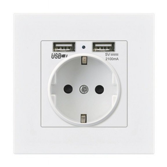 Mini Camera 24/7 HD Socket Base Wifi Power Outlets Wireless Remote Monitoring Cam EU Plug White