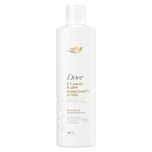 Dove Shampooing UV Réparation & Soin bioprotéineux de Glow + Acide férulique, 355 ml