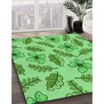 thumbnail image 3 of Ahgly Tapis Rectangulaire Lavable en Machine Vert Transitionnel, 2 Pieds x 5 Pieds, 3 of 7