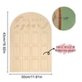 thumbnail image 3 of My First Year Photo Display Wooden Board Year Photo Frame Board 12 Months Baby Photo Frame 1st Birthday Baby Keepsake Gift For Mom, 3 of 9