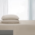thumbnail image 3 of Comfy Bamboo World Ensemble de Draps Brodés 9900 Series, Taille Double, Couleur Ivoire, 3 of 5