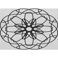 thumbnail image 1 of Ahgly Company Machine Washable Indoor Rectangle Transitional Smokey Gray Area Rugs, 8' x 10', 1 of 7
