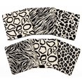 thumbnail image 1 of Inkdotpot Set of 6 Drink Coasters DecorativeNon,SlipCork Base4-inch Square PrintedCoastersEasy Clean- Animal Skin, 1 of 8