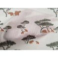 thumbnail image 4 of oneOone Cotton Poplin Fabric Tree & Animals Ikat Print Sewing Fabric BTY 42 Inch Wide, 4 of 4