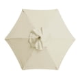 thumbnail image 2 of Beach Umbrella with Sand Anchor Windproof Garden Umbrella Outdoor Stall Umbrella Beach Sun Umbrella Replacement Cloth 106 Inch Diameter 6 Skeleton Beach Umbrella Sand Anchors, 2 of 2