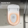 thumbnail image 4 of HOROW Elongated Tankless Toilet, One Piece Smart Toilet with Advance Heated Bidet Seat, Wireless Remote Control, Auto Open,HR-T05S, 4 of 15