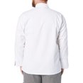 thumbnail image 4 of Uncommon Threads 0402-2510 Classic Chef Coat 10 Buttons in White - 6XLarge, 4 of 4