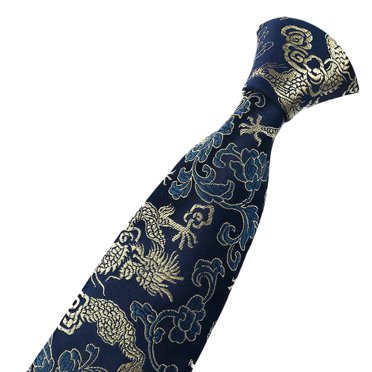 Cravate pour Homme Vintage Dragon Jacquard Cravate Formelle Cravate Classique pour Mariage