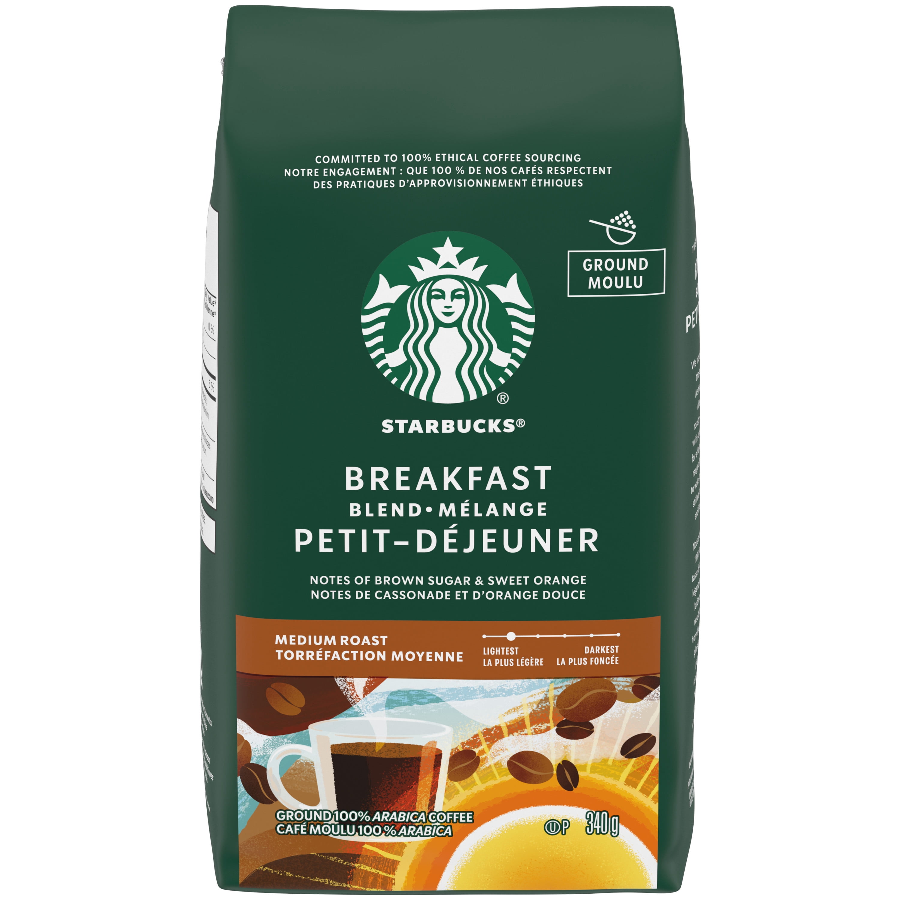 STARBUCKS Breakfast Blend Ground Coffee