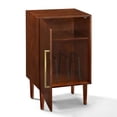 thumbnail image 3 of Crosley Armoire de Rangement sur Pied pour Tourne-Disque et Tourne-Disque Everett de Style Mi-Siècle Moderne, 3 of 11