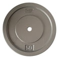 thumbnail image 1 of CAP Barbell Standard 1-Inch Cast Iron Weight Plate, 50 lb, Single, Grey, 1 of 3