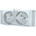 thumbnail image 1 of UNIWARE 9" Portable Twin Window Fan w/ 2 Speed Dial Control w/ETL, 1 of 3