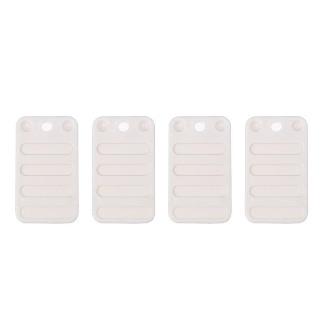MasteelfCA 4pcs Furniture Feet Mats Simple Sofa Leg Bed Foot Base Raising Pads (White)