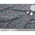 thumbnail image 2 of Soimoi Viscose Chiffon Fabric Egg & Rabbit Animal Decor Fabric Printed Yard 42 Inch Wide, 2 of 3