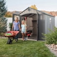 thumbnail image 1 of Lifetime 8 ft. x 10 ft. Outdoor Storage Shed, 1 of 6