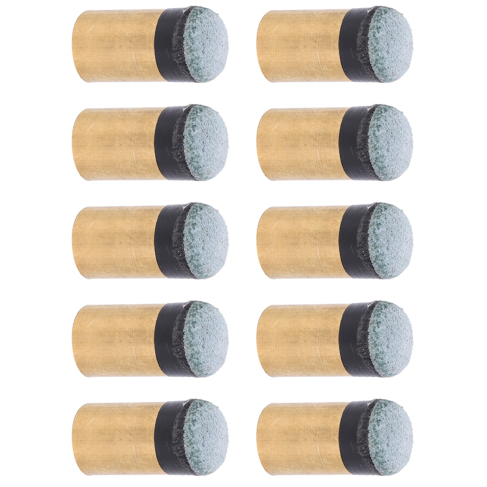 Snooker Tip, 10pcs Easy To Install Cue Pool Tip, Portable For Glue On Tip Snooker Cue Tip