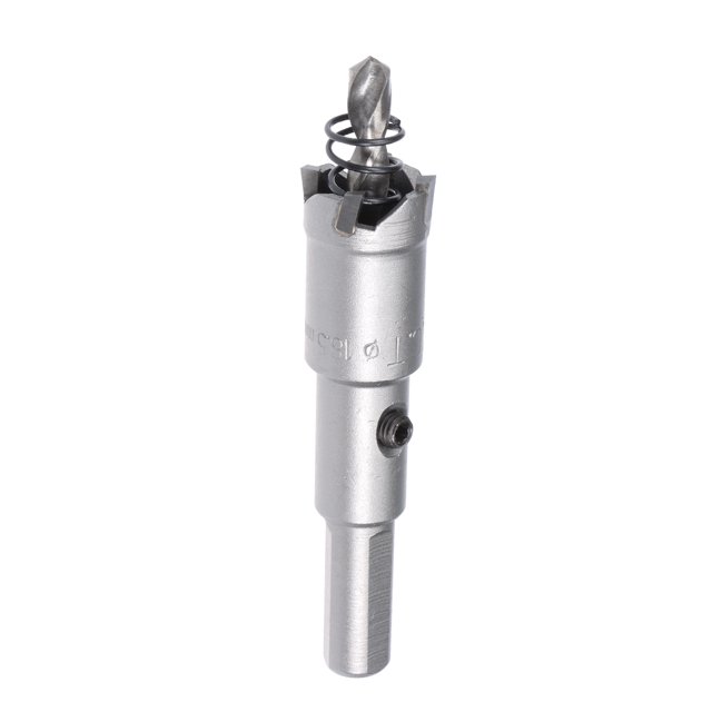 Unique Bargains Carbide Hole Saw Cutter Drill Bit for Stainless Steel, 18.5mm