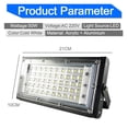 thumbnail image 2 of 1/2/3/4PC LED Outdoor Wall Floodlight Waterproof 50w Black Garden Wall Lamp Street Reflector Garden Lighting Spotlight ,Extraordinary Performance, 2 of 6